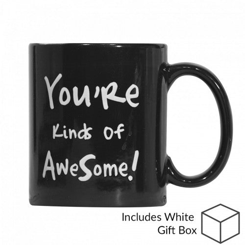 Matt Black Colour Changing Mug