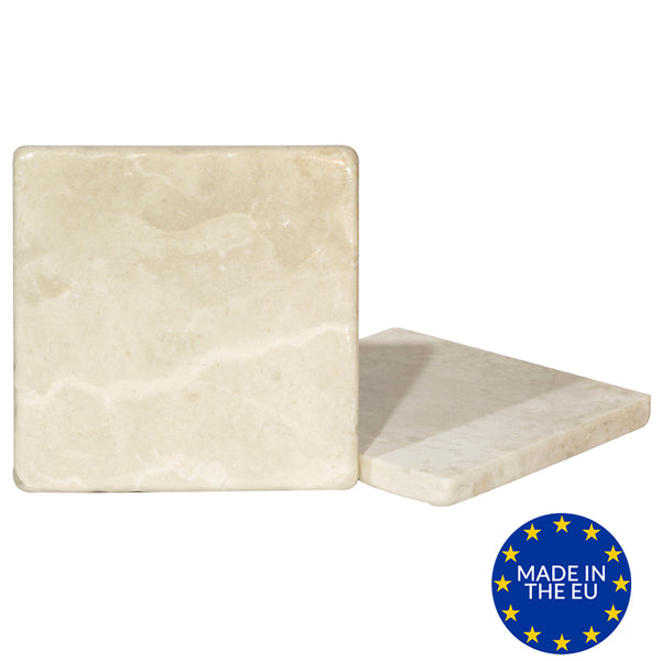 Botticino Marble Coaster (10x10cm)