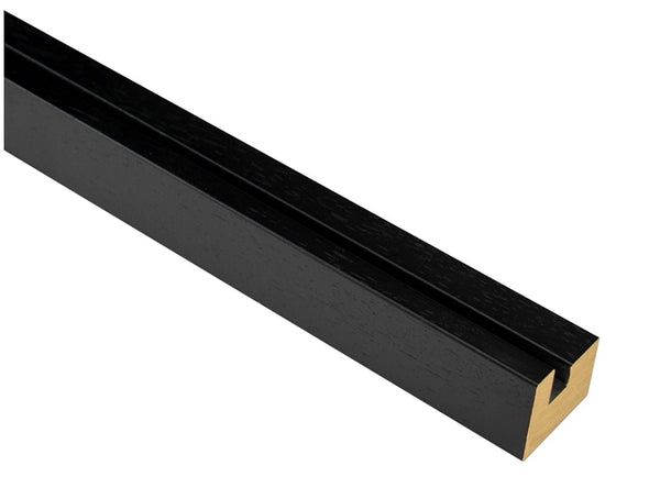 10mm 'Panel Tray' Black Open Grain 7mm Offset
