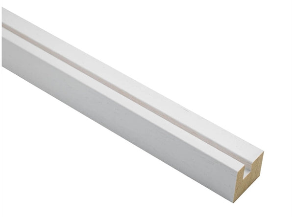10mm 'Panel Tray' White Open Grain 7mm Offset