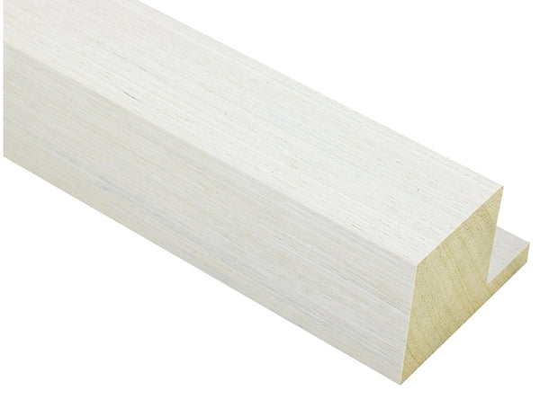 80mm 'Bloc' White Washed Open Grain