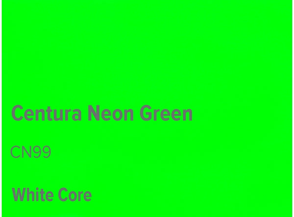 Neon Green  - Colourmount White Core Centura