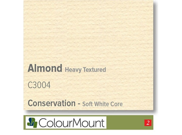 ALMOND  - Colourmount Conservation Heavy Textured
