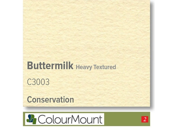 BUTTERMILK  - Colourmount Conservation Heavy Textured