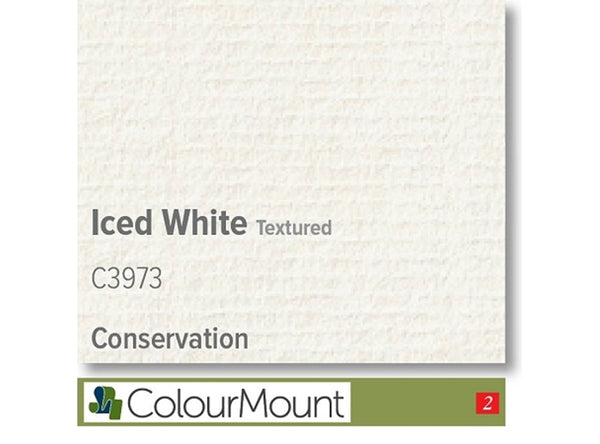 ICED WHITE  - Colourmount Conservation Textured