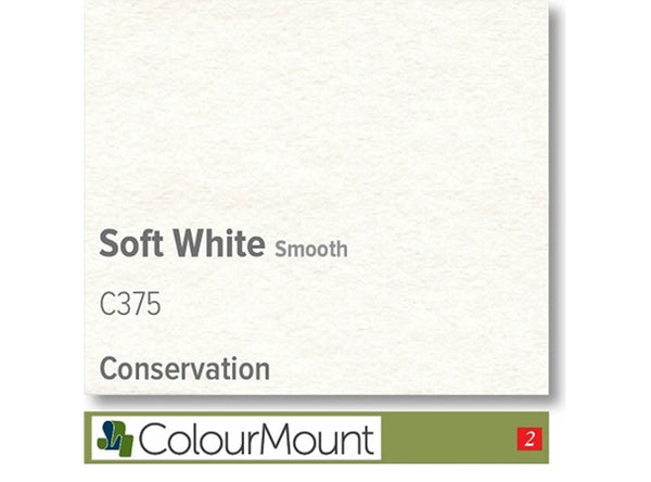 SOFT WHITE   - Colourmount Conservation Smooth