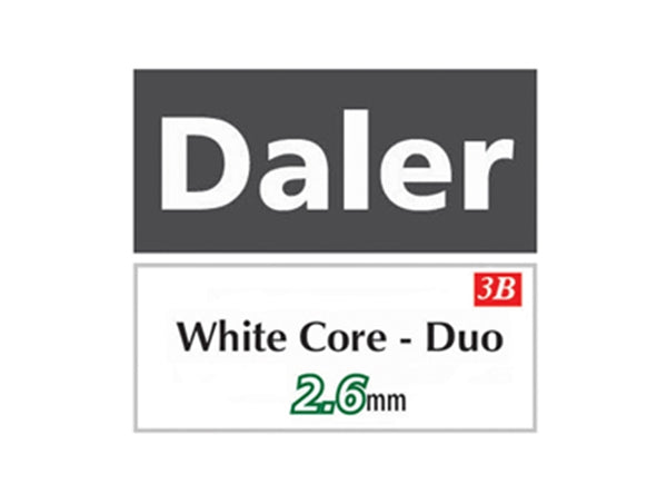Polar White  - Daler Bright White Core 2.6mm