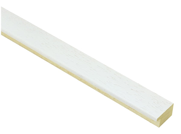 30mm 'Domino' White Open Grain FSC 100%