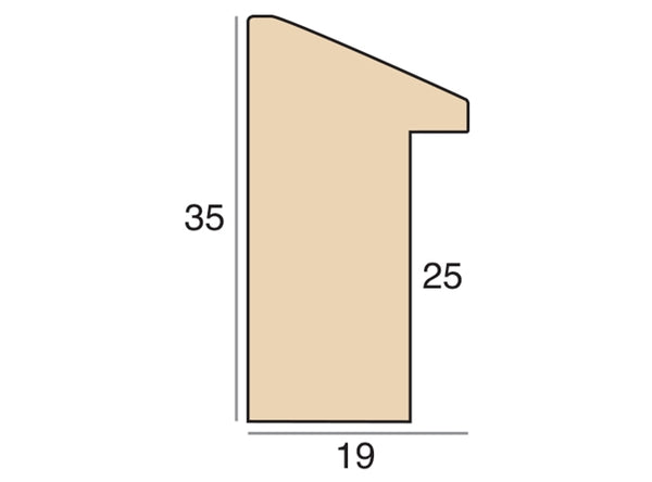 19mm 'Harper' Deep Rebate Ash