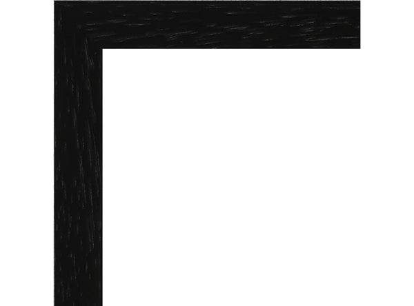 20x13mm 'Domino' Black Open Grain FSC 100%