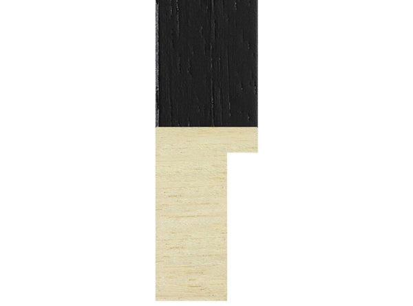 21mm 'Domino' Black Open Grain FSC 100%