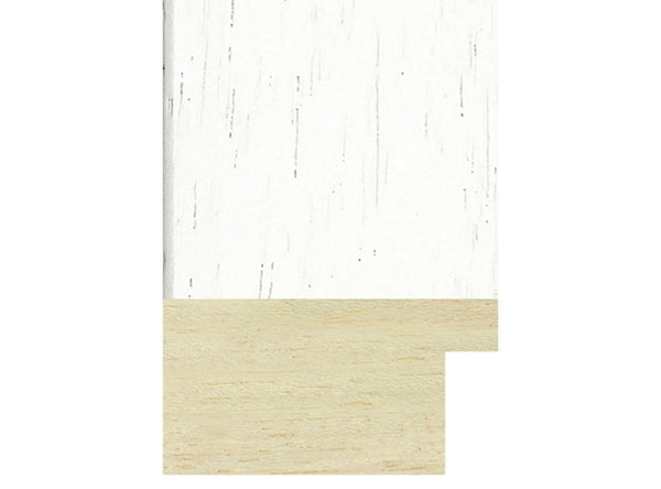 38mm 'Domino' White Open Grain FSC 100%