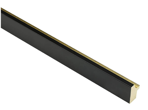 20mm 'Monaco' Gold Leaf & Black