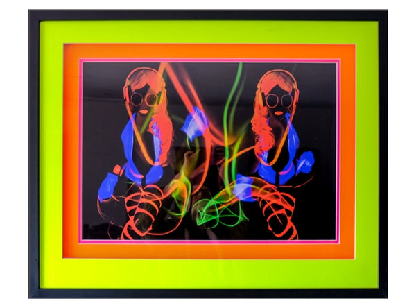 Neon Yellow  - Colourmount White Core Centura