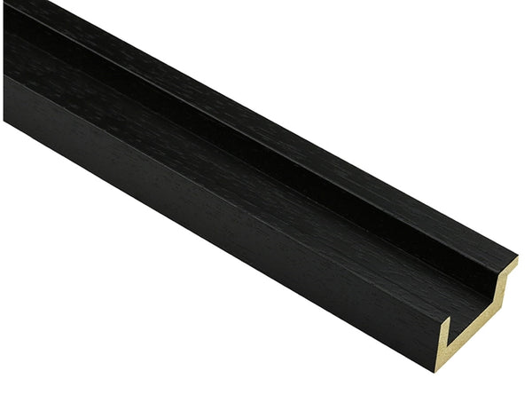 50mm 'St Ives' Black Open Grain FSC 100%