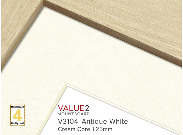 ANTIQUE WHITE 1.25mm  - VALUE2 Cream Core