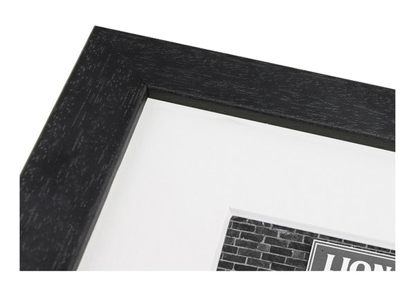 25mm 'Domino' Black Open Grain FSC 100%