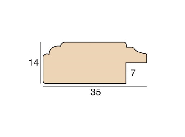 35mm 'Derby' Walnut FSC Mix 70%