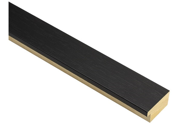 38mm 'Domino' Black Open Grain FSC 100%