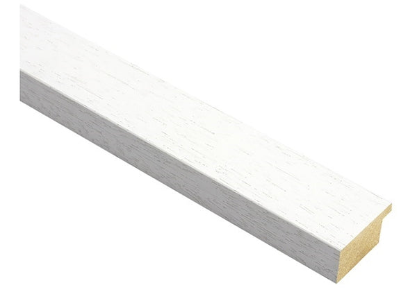 38mm 'Domino' White Open Grain FSC 100%