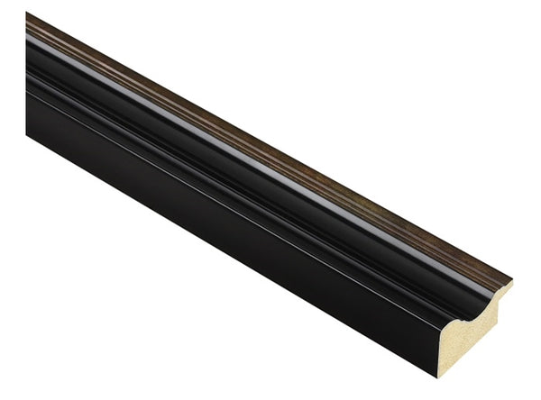 41mm 'Langham Mono' Satin Black Gold Sight Edge
