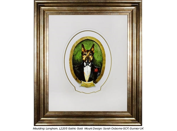 74mm 'Langham' Gothic Gold