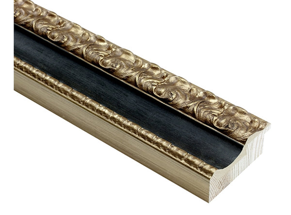 68mm 'Burlington' Old Gold with Matt Black