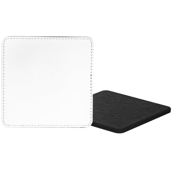 Faux Leather Coaster (10x10cm)