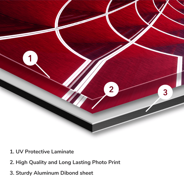 Brushed Metal Aluminium Print - Artbox Printers