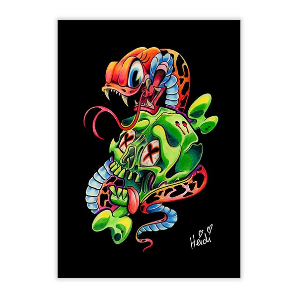 Snake & Skull
