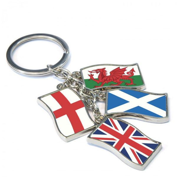 Multi Flag Key Ring