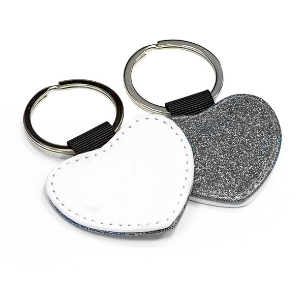 Heart Leather Key Ring