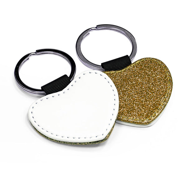 Heart Leather Key Ring