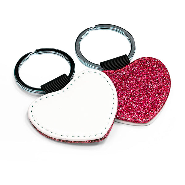 Heart Leather Key Ring