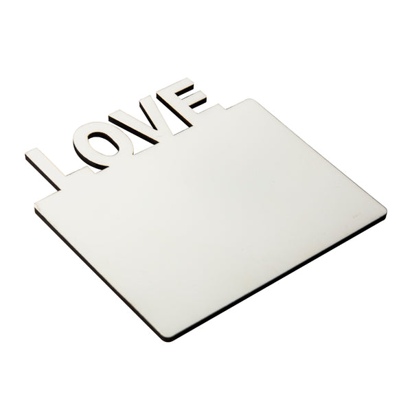Love Fridge Sticker MDF (10x9.5cm)