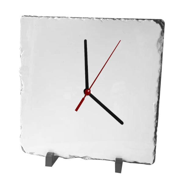 Square Slate Clock (27x27cm)